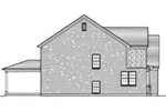 Shingle House Plan Left Elevation - Tillman Traditional Home 065D-0385 - Shop House Plans and More