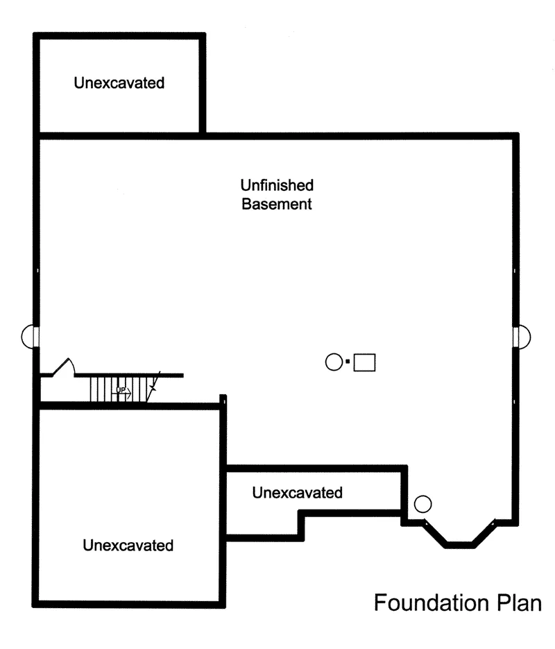 European House Plan Basement Floor - 065D-0401 - Shop House Plans and More