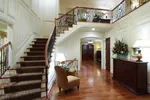 Country French House Plan Stairs Photo - Chateau Luxe Country French Home 065S-0033 - Search House Plans and More