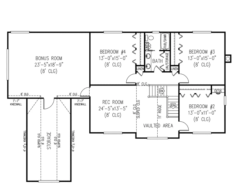 Farmhouse Plan Second Floor - Frontenac Forest Luxury Home 067D-0023 - Search House Plans and More