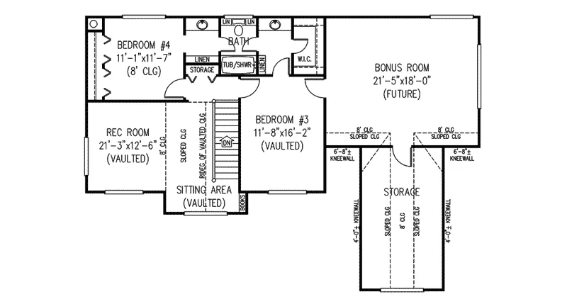 Country House Plan Second Floor - Carlow Farm Victorian Home 067D-0025 - Search House Plans and More