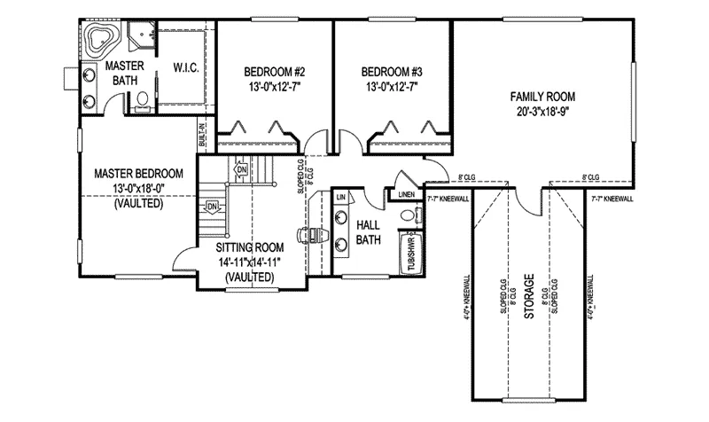 Country House Plan Second Floor - Glen Rose Country Style Home 067D-0037 - Search House Plans and More