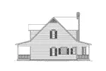Country House Plan Right Elevation - Berryridge Cape Cod Style Home 068D-0012 - Search House Plans and More