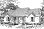 Country Ranch Home Has Symmetrical Façade