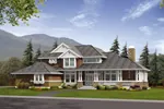 Cheerful, Highly Styled Craftsman Home Design
