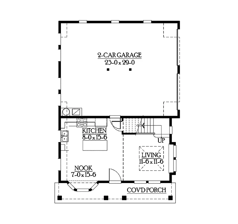 Shingle House Plan First Floor - McCormack Spring Stylish Home 071D-0012 - Shop House Plans and More