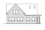 Shingle House Plan Left Elevation - McCormack Spring Stylish Home 071D-0012 - Shop House Plans and More