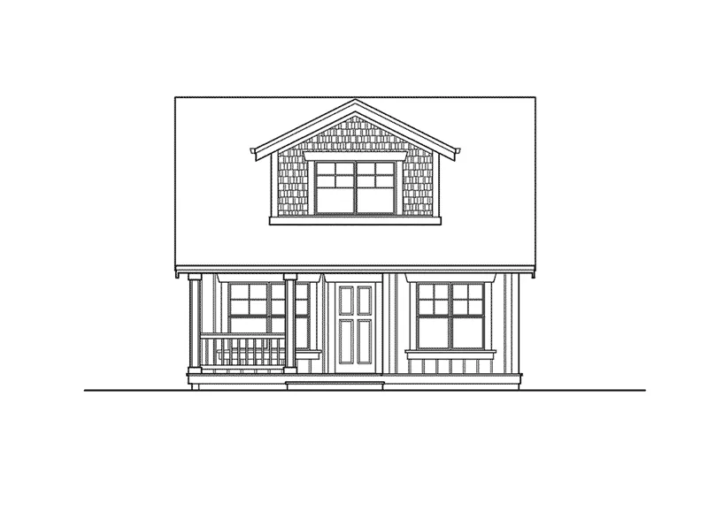 Country House Plan Front Elevation - Rhapsody Country Bungalow Home 071D-0014 - Shop House Plans and More