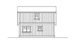 Country House Plan Rear Elevation - Rhapsody Country Bungalow Home 071D-0014 - Shop House Plans and More