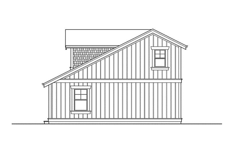 Country House Plan Right Elevation - Rhapsody Country Bungalow Home 071D-0014 - Shop House Plans and More