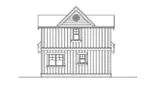Traditional House Plan Rear Elevation - Provost Country Home 071D-0015 - Shop House Plans and More