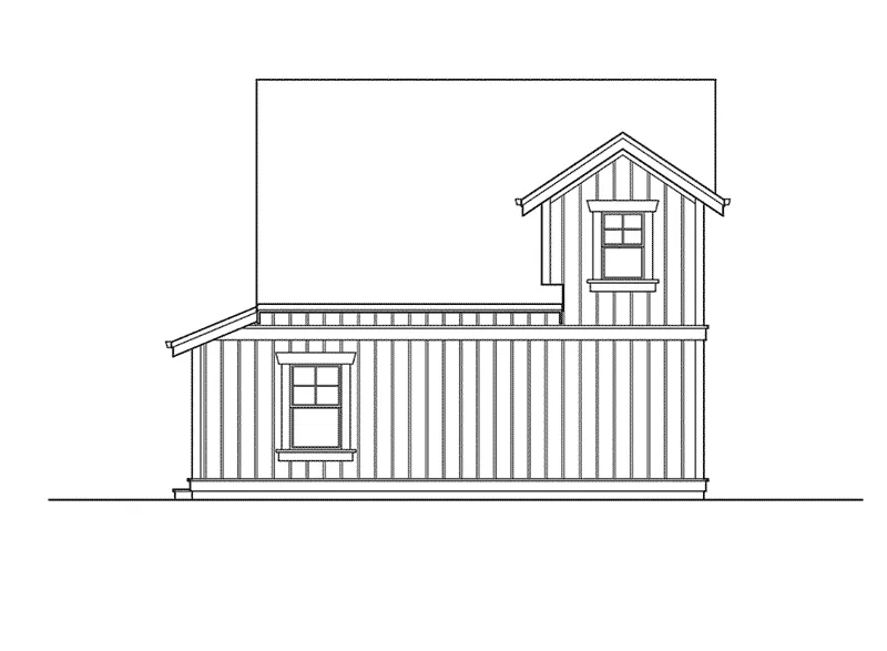 Traditional House Plan Right Elevation - Provost Country Home 071D-0015 - Shop House Plans and More