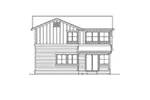 Country House Plan Rear Elevation - Hollowood Craftsman Home 071D-0021 - Search House Plans and More
