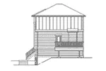 Tudor House Plan Right Elevation - Friedens Narrow Lot Home 071D-0023 - Search House Plans and More
