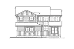 Tudor House Plan Front Elevation - Emerald Bend Craftsman Home 071D-0031 - Search House Plans and More