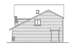 Traditional House Plan Right Elevation - Oak Grove Bluffs Craftsman Home 071D-0035 - Shop House Plans and More