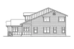 Craftsman House Plan Right Elevation - Avalon Ridge Craftsman Home 071D-0039 - Search House Plans and More