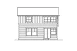 Tudor House Plan Rear Elevation - Essex Mill Country Home 071D-0042 - Search House Plans and More