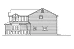 Traditional House Plan Right Elevation - Olina Contemporary Home 071D-0043 - Shop House Plans and More