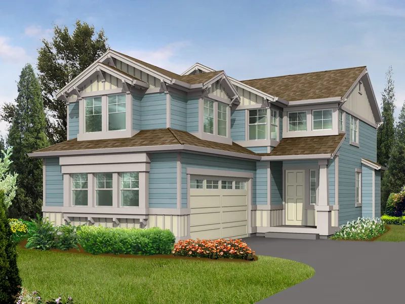 Craftsman Details Make This Two-Story House One-Of-A-Kind