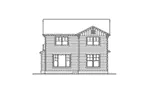Modern House Plan Rear Elevation - Valcour Craftsman Home 071D-0047 - Shop House Plans and More