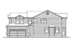 Modern House Plan Right Elevation - Valcour Craftsman Home 071D-0047 - Shop House Plans and More