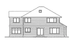 Country House Plan Rear Elevation - Patterson Woods Craftsman Home 071D-0049 - Shop House Plans and More