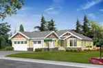 Southern House Plan Front Photo 01 - Winkler Craftsman Home 071D-0050 - Shop House Plans and More