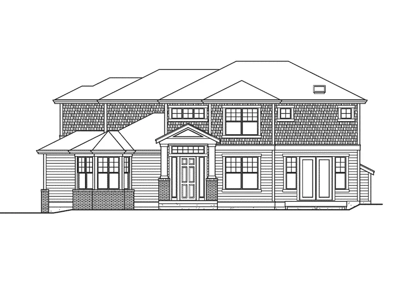 Contemporary House Plan Front Elevation - Compton Hollow Victorian Home 071D-0060 - Search House Plans and More