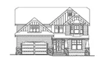 Craftsman House Plan Front Elevation - Jonesburg Craftsman Home 071D-0062 - Search House Plans and More
