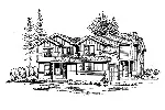 Traditional House Plan Front Image of House - Croydon Tudor Style Home 071D-0064 - Search House Plans and More