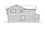 Traditional House Plan Left Elevation - Croydon Tudor Style Home 071D-0064 - Search House Plans and More