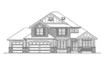 Country House Plan Front Elevation - Scotland Crest Tudor Style Home 071D-0066 - Shop House Plans and More