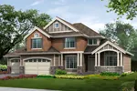 Craftsman Home With Tudor Accents