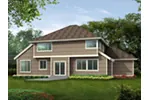 Country House Plan Rear Photo 02 - Scotland Crest Tudor Style Home 071D-0066 - Shop House Plans and More
