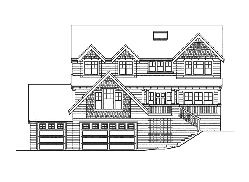 Lowcountry House Plan Front Elevation - Gardenway Craftsman Home 071D-0074 - Search House Plans and More