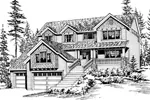 Lowcountry House Plan Front Image of House - Gardenway Craftsman Home 071D-0074 - Search House Plans and More