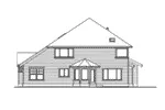 Modern House Plan Rear Elevation - Powderhorn Pass Rustic Home 071D-0077 - Shop House Plans and More