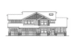 Traditional House Plan Front Elevation - Fieldcrest Arts And Crafts Home 071D-0083 - Search House Plans and More