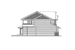 Modern House Plan Left Elevation - Fieldcrest Arts And Crafts Home 071D-0083 - Search House Plans and More