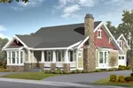 Southern House Plan Front Image - Morganfield Craftsman Home 071D-0087 - Shop House Plans and More