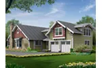 Southern House Plan Rear Photo 01 - Morganfield Craftsman Home 071D-0087 - Shop House Plans and More