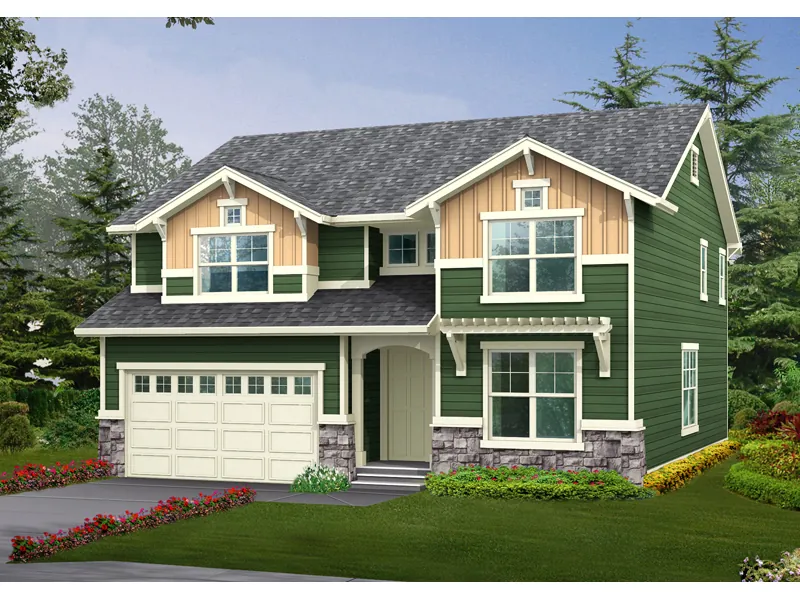 Modern House Plan Front Image - Glenallen Creek Craftsman Home 071D-0088 - Search House Plans and More