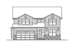 Arts & Crafts House Plan Front Elevation - Glenallen Creek Craftsman Home 071D-0088 - Search House Plans and More