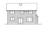 Arts & Crafts House Plan Rear Elevation - Glenallen Creek Craftsman Home 071D-0088 - Search House Plans and More