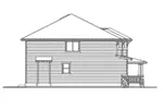 Craftsman House Plan Left Elevation - Glen Arden Craftsman Home 071D-0089 - Search House Plans and More