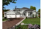Traditional House Plan Front Image - Mango Sleek Sunbelt Home 071D-0094 - Shop House Plans and More