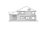 Traditional House Plan Rear Elevation - Mango Sleek Sunbelt Home 071D-0094 - Shop House Plans and More