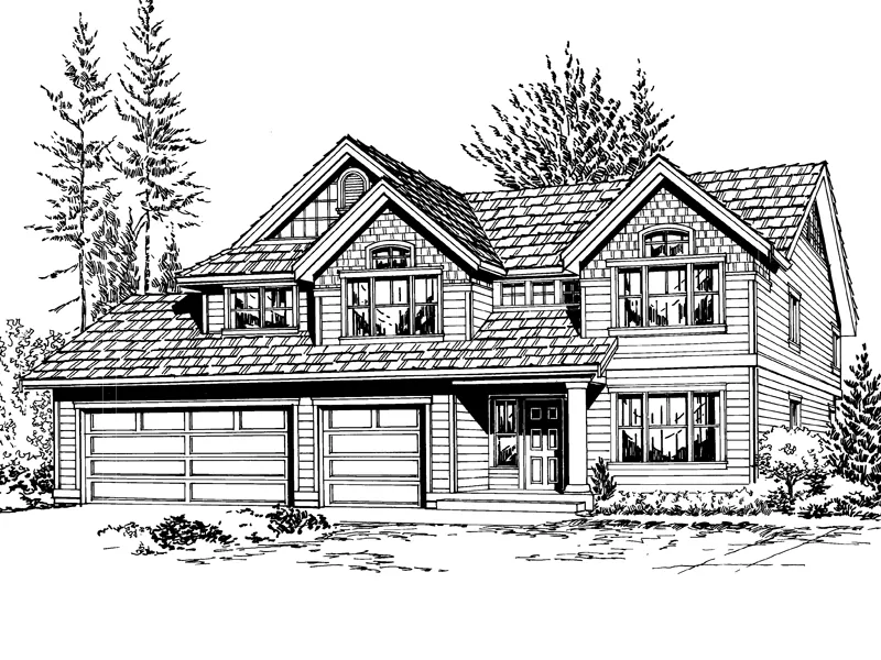 Country House Plan Front Image of House - Melton Country Home 071D-0095 - Shop House Plans and More