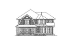Craftsman House Plan Front Elevation - Lynnbrook Shingle Style Home 071D-0101 - Shop House Plans and More